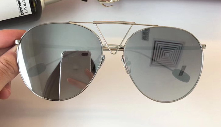 2018 vintage Men FRAMES WOOD SLIVE GOLD SUNGLASSES Wood Half Rim Eyeglasses plated Santos Sunglasses New in Box numC0186