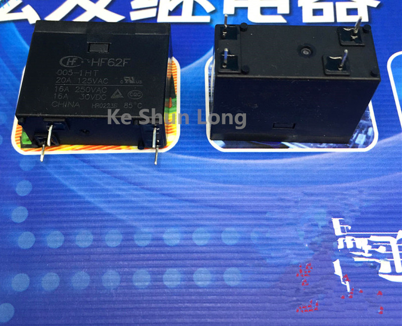 

Free shipping lot(10pieces/lot)Original New HF62F JQX-62F 005-1HT 012-1HT 024-1HT HF62F-005-1HT HF62F-012-1HT HF62F-024-1HT 4PINS 16A Relay