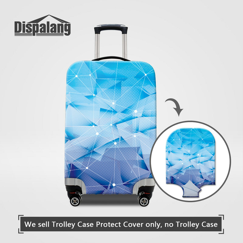 

Women's Men Fashion Luggage Suitcase Protective Cover For 18 20 22 24 26 28 30 32 Inch Trunk Case Geometric Diamond Students Travel Accessories