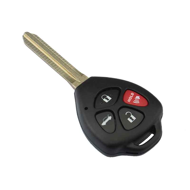 4 Buttons Replacement Keyless Remote Key Shell Case Key Fob For Car Toyota Uncut Blade-image-415053706