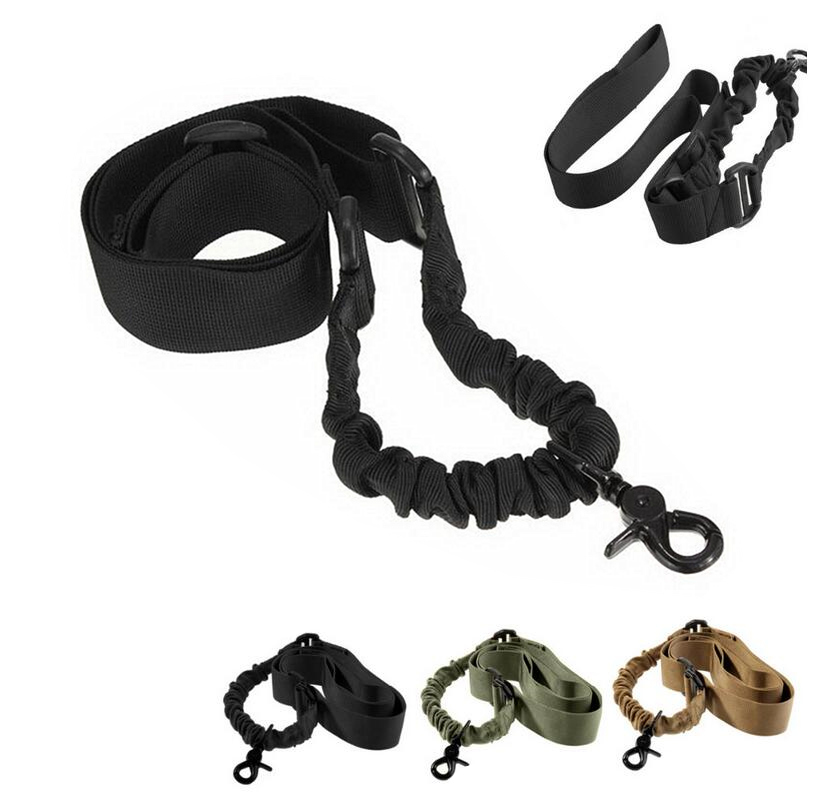 

Tactical Hunting New--One Single 1 Point Bungee for Rifle Gun Airsoft Sling Adjustable