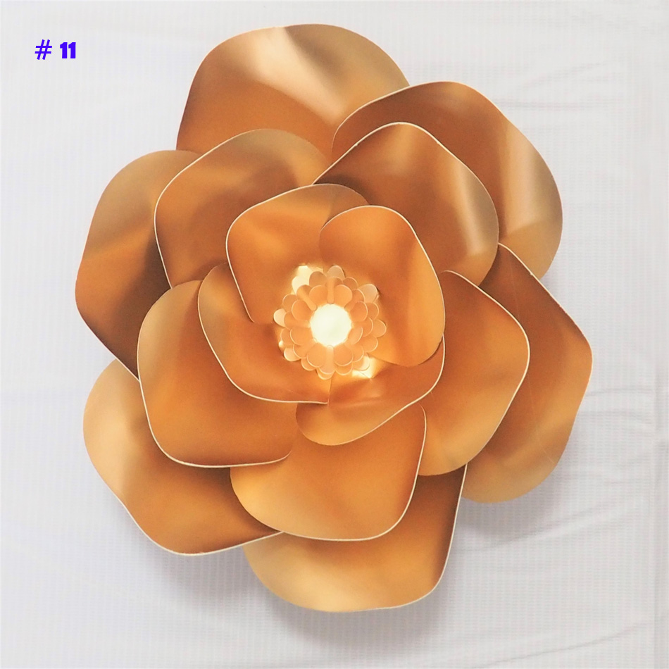 

Giant Paper Flowers Artificial Rose DIY Large Paper Rose Wedding & Event Backdrop Baby Nursery With Video tutorials 1 Piece Fake Flowers, Sky blue(#18)