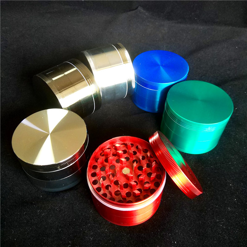 

60mm Large Herb Grinders 3 Layer Tobacco Grinder Cheap Big Cali Crusher Grinder Diamond Herb Grinder For Sale