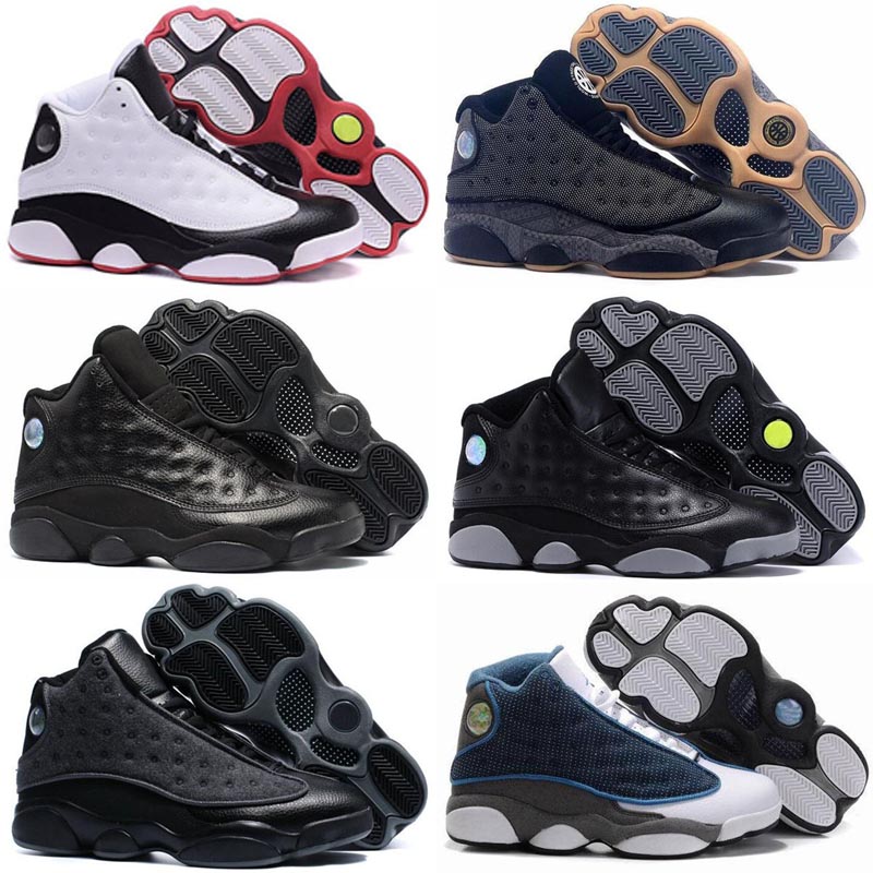 

2018 new classic good quality men's basketball shoes 13 Bred Black True Red flying history DMP discount sports shoes men's sports shoes 13s, As photo 4