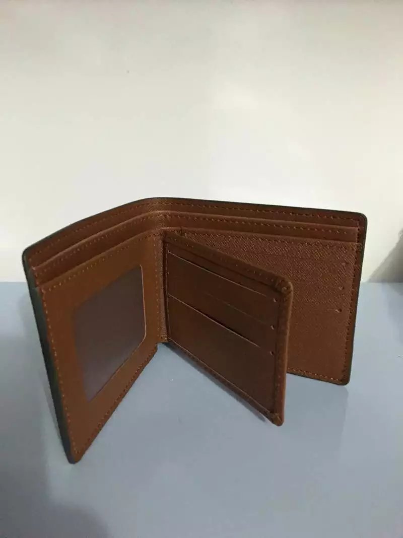 

Famous Men's Fold Wallets Purses Men Wallet New Pu Leather Wallet Men Sup Short Purse Sup Coin Pocket Card Holders, L07 black plaids