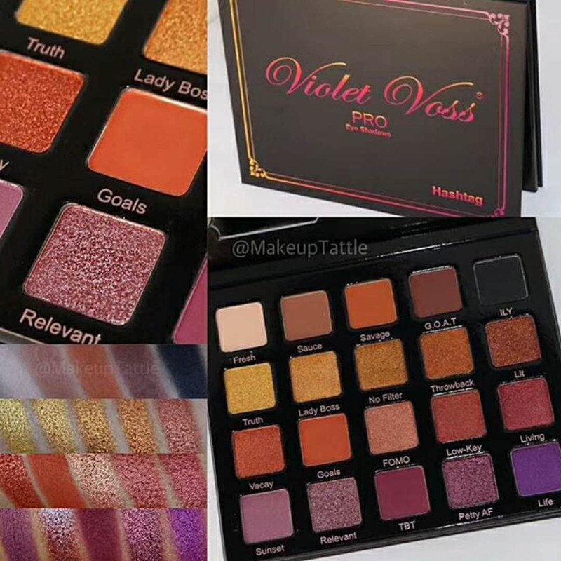 New Year and VIOLET VOSS Pro EYE SHADOW PALETTE 20 colors eyeshadow palette top quality 1PCS-image-400117607