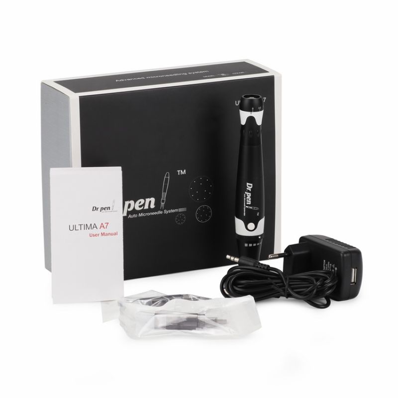 

Dr.Pen A7 Derma Pen Auto Microneedle System Adjustable Needle Lengths 0.5mm-2.5mm Electric Dr.Pen Stamp Auto Micro Needle dermmapen
