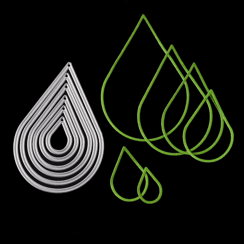 Cutting dies 3D Water Drop for Cards Stencil Scrapbooking and Paper Crafts handmade Embossing folder DIY paper craft Machines-image-414645905