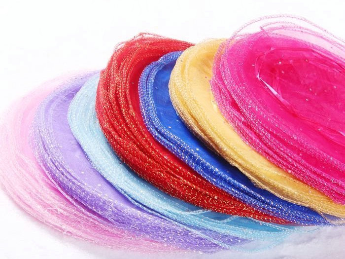 

500pcs Circle Diameter:26cm Multi-Color Organza Jewelry Bags Luxury Wedding Voile Gift Bag Drawstring Packaging Christmas Pouch