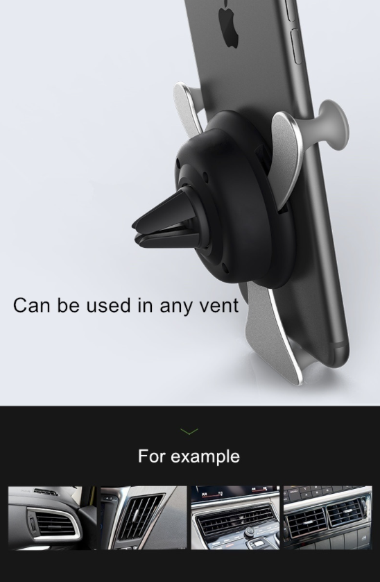 

Universal Mobile Phone Holder Car Air Vent Holder Car Accessories Outlet Smartphone Holder Mobile Phone Stand Universal No Magnetic Car Phon
