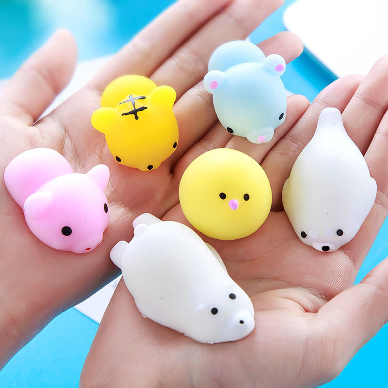 

Mini Squishy Kawaii Animals Mochi Stress Toy Relief Squeeze Mochi Rising Toys Abreact Soft Sticky squishi stress relief toys funny gift
