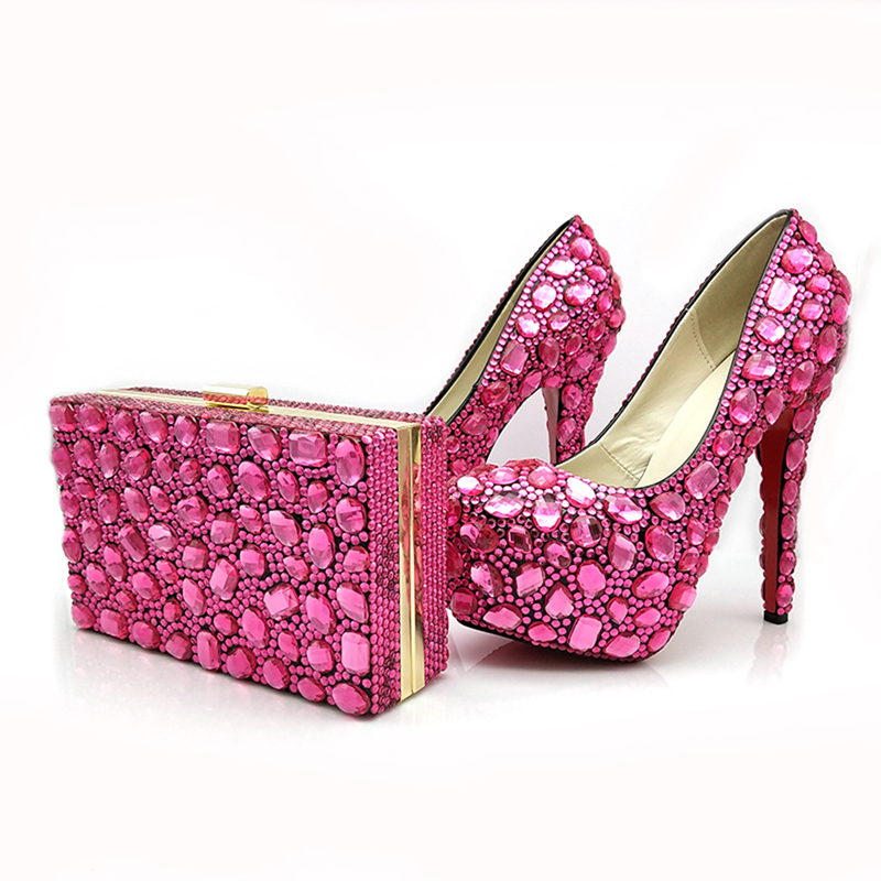 scarpe fucsia da cerimonia