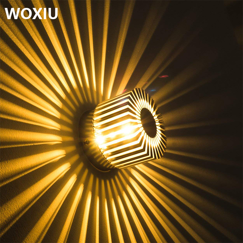 

woxiu Sun flower sunflower wall lamp modern simple colorful RGB with remote control wall lamp decoration for home wall living room