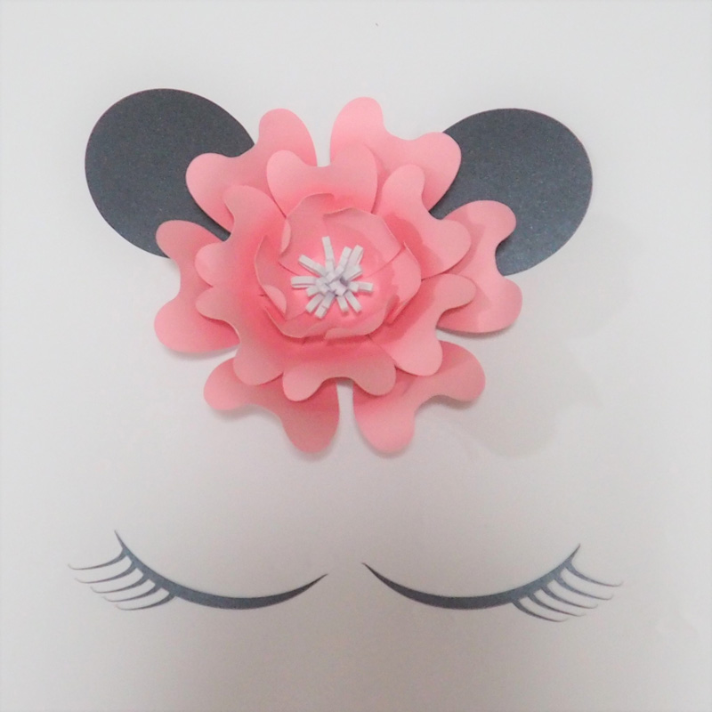 

Cat DIY Half Made Giant Paper Flowers Rose Cat Theme Party Birthday Dessert Table Decor Baby Nursery Video Tutorial MCT008, Pink
