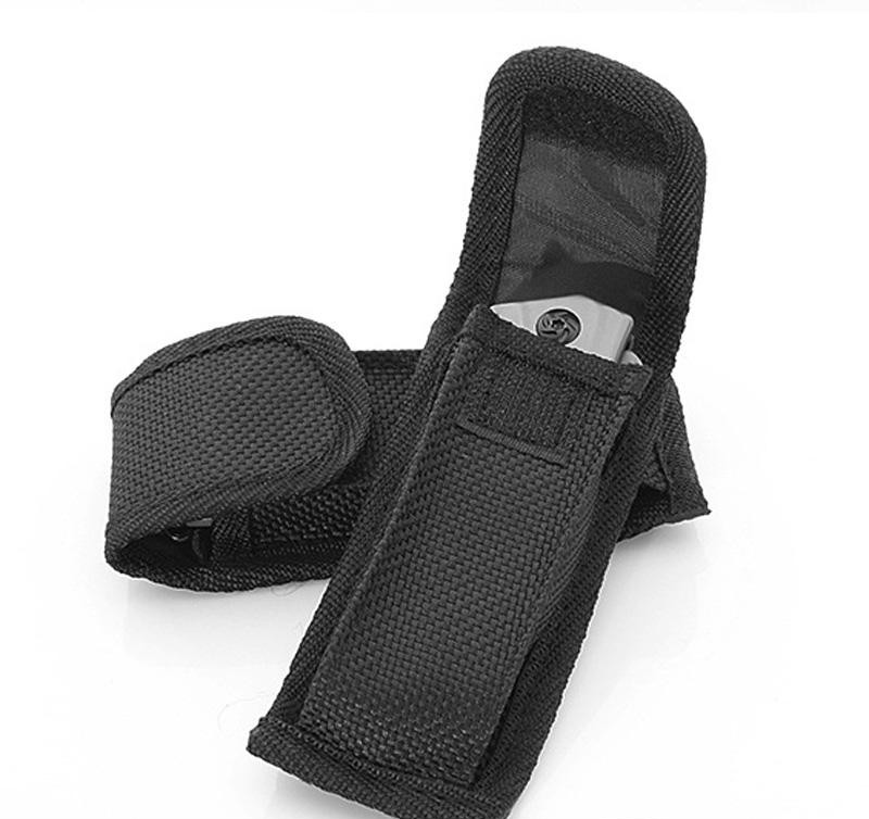 

New High Quality Outdoor Knives Storage Nylon Bag Outdoor Multifunctional Tools Clip Case Sheath Bag Knives Storage Pouch, Black