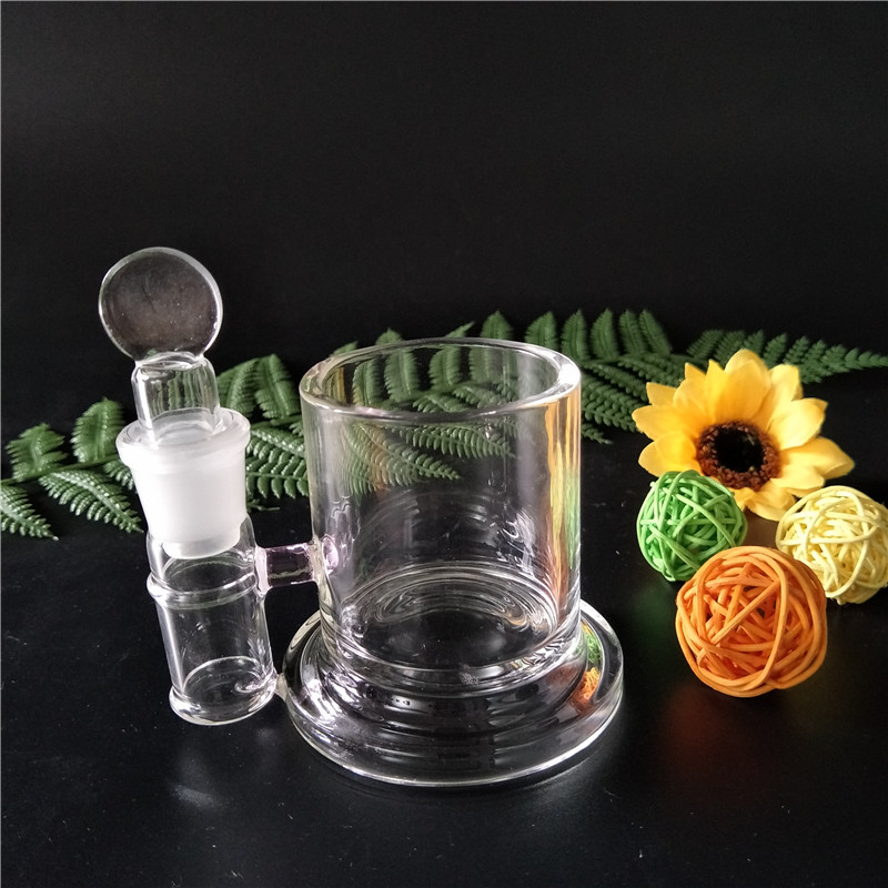 

NEW High quality Q-Tip ISO jar Qtip iso container glass bong glass container oil storage cleaning bongs(IS-002
