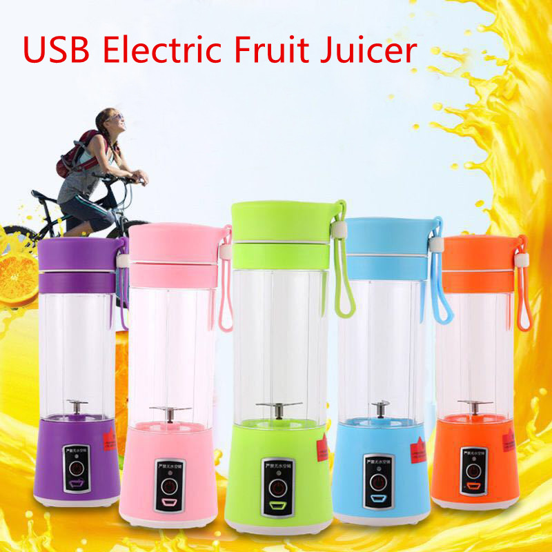 Best Portable 380ml Usb Electric Fruit Juicer Machine Blender Shake
