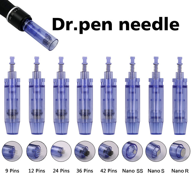 

free shipping Micro Needles Cartridge for dr pen A1 Tips Electric Auto Micro Stamp Derma Dr Pen Anti Acne Skin Care nano needle