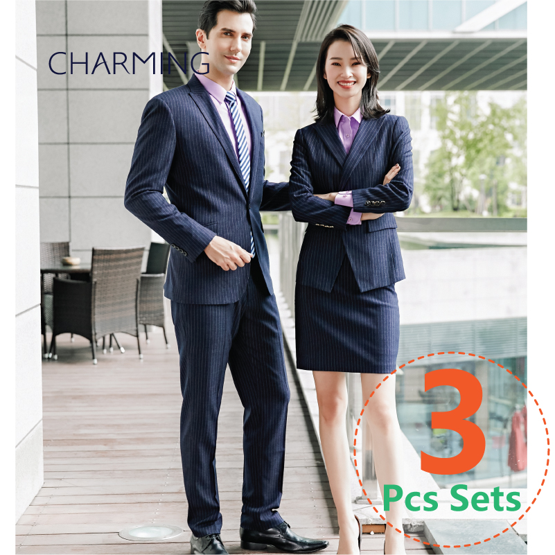 

Mens navy blue suit Mens designer suits Suitable for work clothes and mens wedding suits Formal men suits 3piece suit (Jacket + Vest + Pants