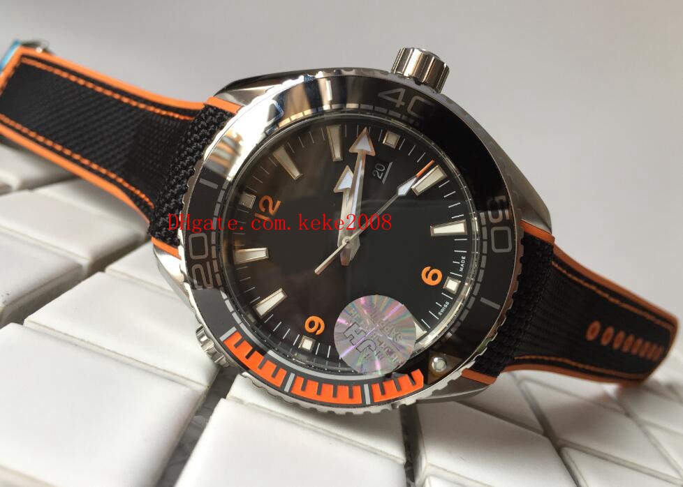 

Luxury Top qualityWatch Factory Classic series Fashion 42mm 45mm Planet Ocean 600M Ceramic Asia CAL.8500 Movement Automatic Mens Watches, Orange