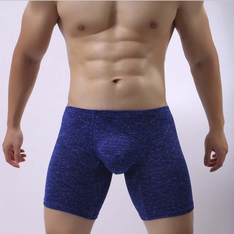 2021 Brand Fashion Men Long Boxer Shorts Loose Sexy U Convex Design 2021-brand-fashion-men-long-boxer-shorts-loose-sexy-u-convex-design