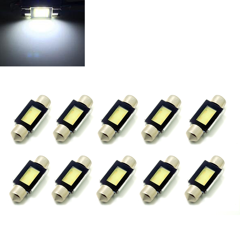 

Car LED Festoon 36mm Canbus Error Free COB Dome Side LED lamp Roof Map Interior Lights Bulbs Lamps DE3423 DE3425 C5W 3423 12V White