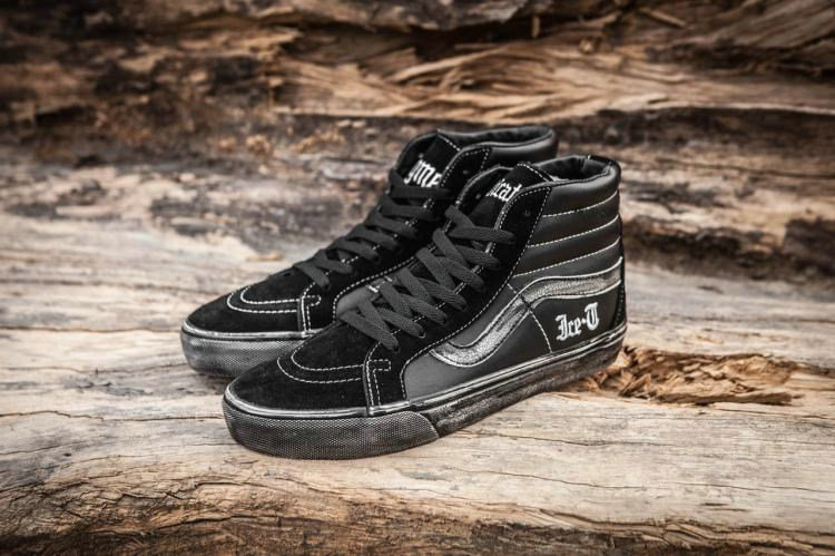 

2018 SK8 Hi Ice-T Rhyme Syndicate High Tops Black Old Dirty Casual Canvas Running Shoes Brand Women Men Skateboard Sneakers