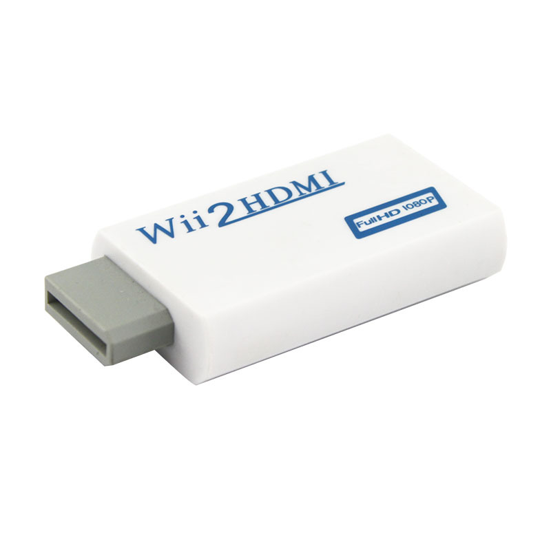 

Wii2HDMI Adapter 3.5mm Audio Wii to HD-MI Converter Support Full HD 720P 1080P Video for HDTV Monitor Projector