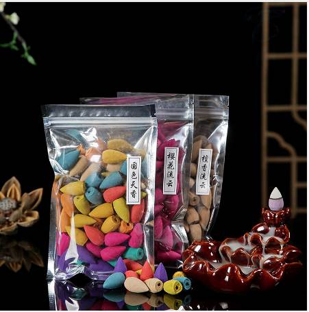 

50 Piece Natural Backflow Buddha Cone Incense Indoor Pagoda Jasmine Tower Bullet Sandalwood Agilawood Incenses Fragrant