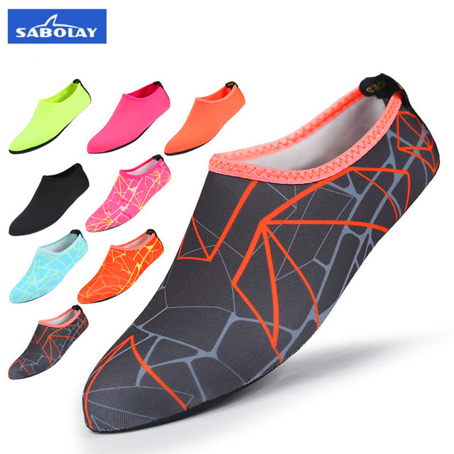 

Water Pink Socks Women Men Socks Dry Scuba Boot Shoes Anti-slip Diving Sock Water Sports Beach Socks Swimming Surfing Wet Suit Shoes, Orange