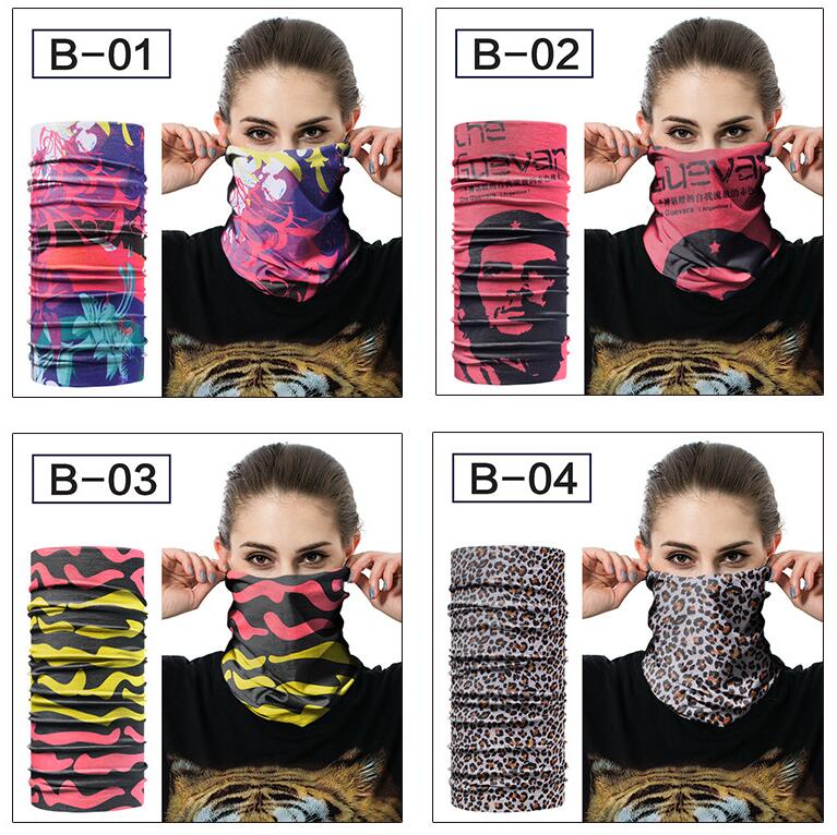 

20 design Magic Scarfs Scarf Outdoor MASK Multifunctional Cycling Bandana Women Men Hot Hair band Scarf Magic Headwear