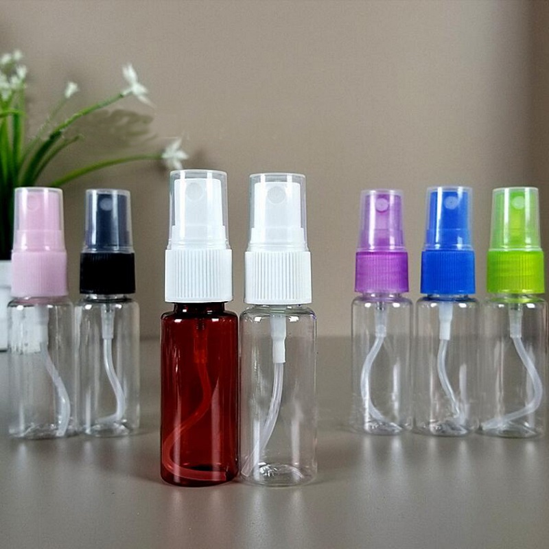 

20ml Perfume Atomizer Sprayer Spray Bottles Transparent Mini small Empty For Make Up And Skin Care Refillable Random Color Travel use