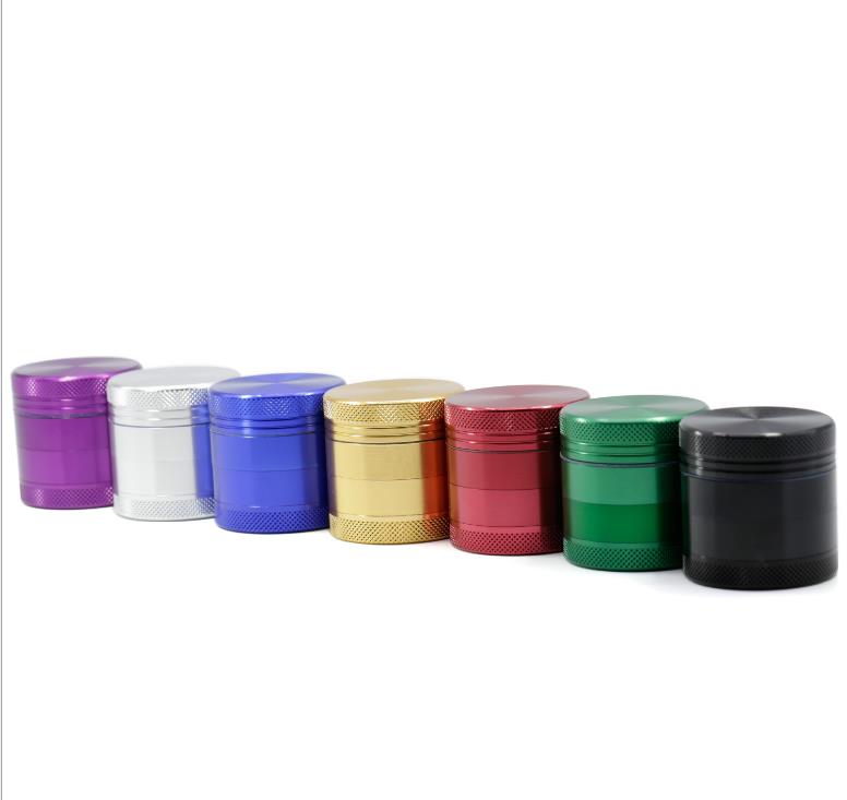 

4 Cm Diameter Aluminum Alloy Smoke Grinder Four-layer Smoke Grinder