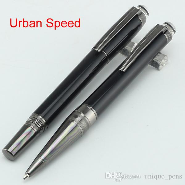 

High Quality smooth black Urban speed ballpoint pen/rollerball pen luxury gift brand school office supplies writing pens dropship, As picture show