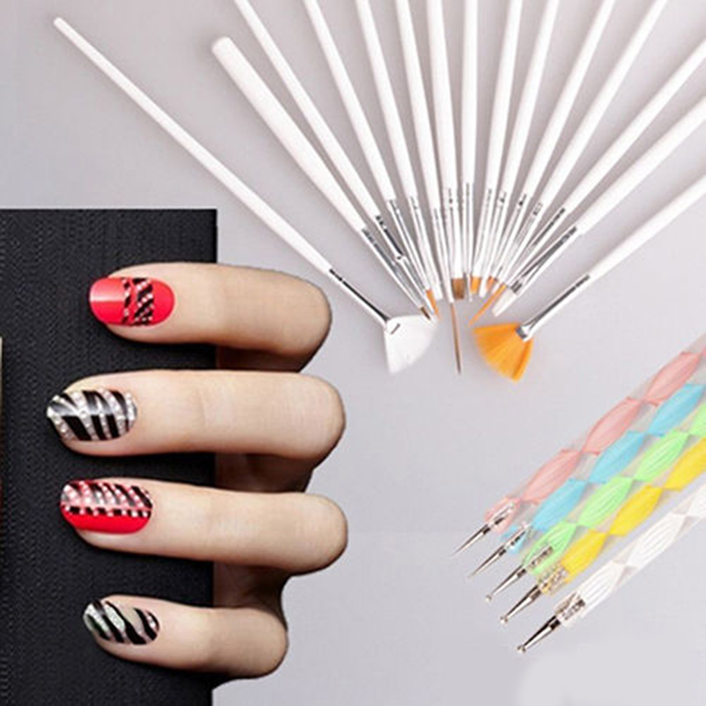 

New Portable Nail Art UV Gel Painting Pen Brush Tool Home DIY Pen Design Painting Brush Set For Salon Manicure Tool, 02