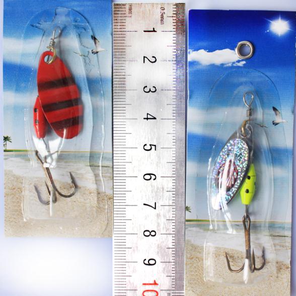 

30pcs/lot Fishing Lure Spinner&Spoon Mixed color/Size/Weight/ Hook/Diving depth Metal Lures hard bait fishing tackle