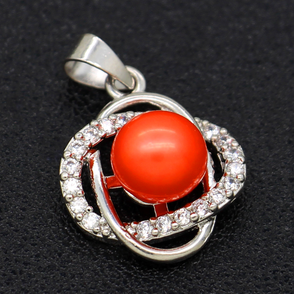 

Fashion Pearl Pendant Necklace Copper Pendant (Without Pearls, Pearls Needed Separately)