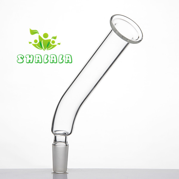 

Glass Mouth Piece With 14mm 18mm Male Frosted Joint 136mm Tube Smoking Pipe Tool For Glass bong Dab Rigs 402