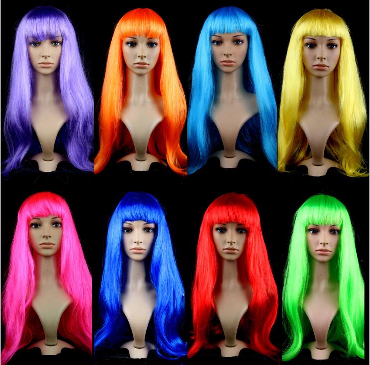 

Anime Cosplay Wigs fashion lace wigs costume long straight hair wigs for christmas new year party cosplay long wig