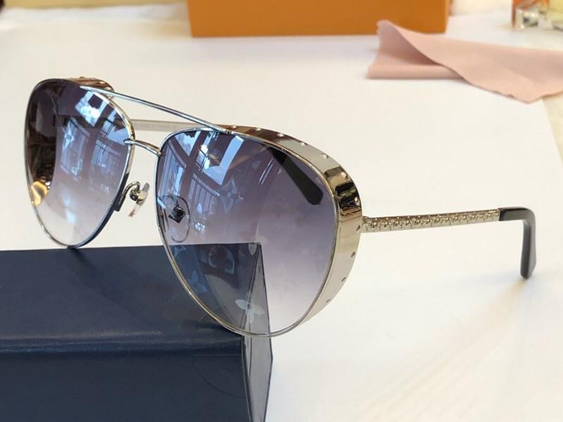 

Luxury 1054 Designer Sunglasses For Unisex Fashion Oval Simple UV 400 Lens Coating Mirror Lens Color Plated Frame Come With Package Z1054E
