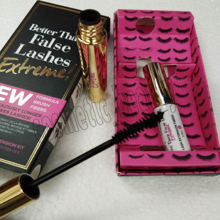 

2018 Faced Makeup Better than false lashes extreme Instant Lash Extension Kit New Formula Brush Fibers Thicker mascara free shipping