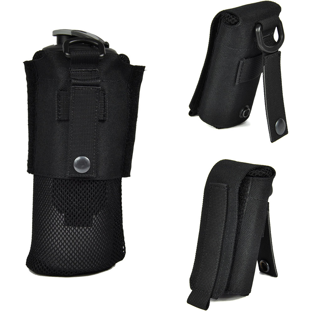 

tactical molle water bottle pouch with 1000D Nylon waterproof fabric Molle System Kettle Bag Camping Hiking Travel Survival Kits Holder, Multi-color
