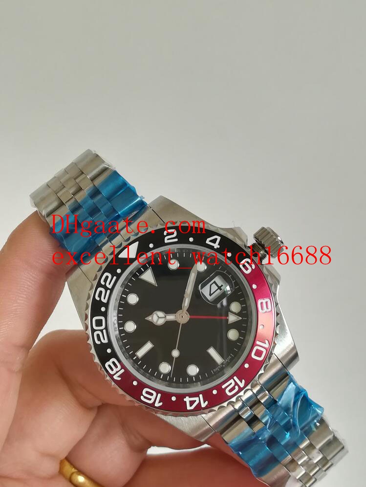 

Luxury Excellent Wristwatches GMT 40 mm 116719 116719-BLRO Stainless Steel Ceramic Bezel Black Dial Asia 2813 Automatic Mechanical Oyst