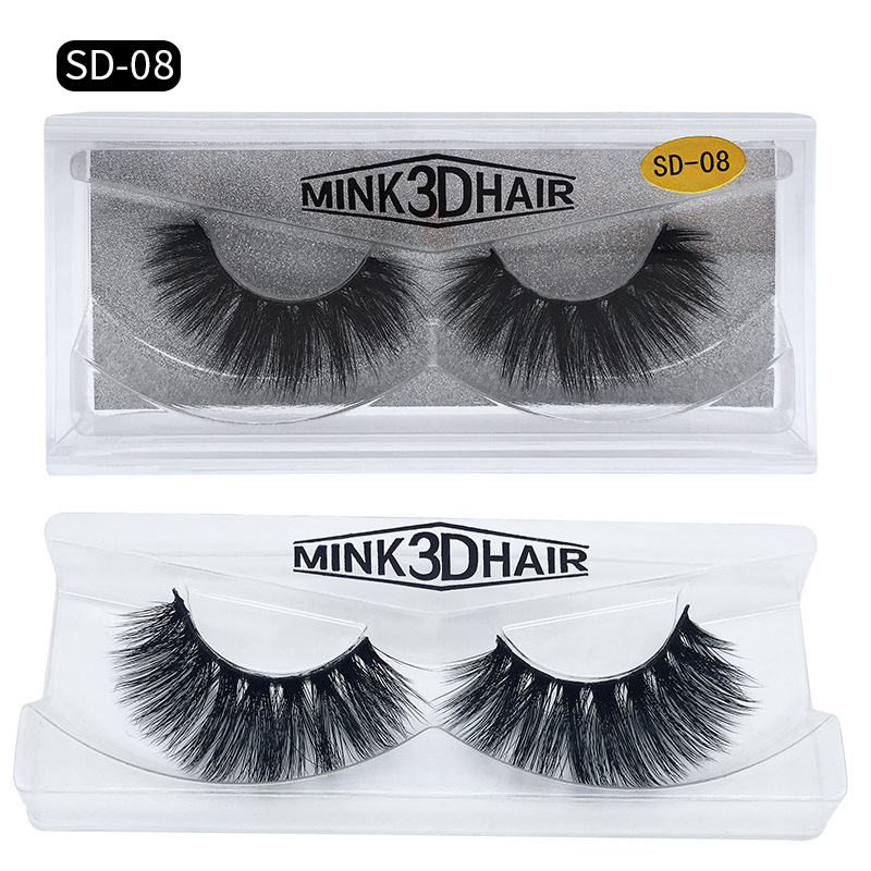 

Natural Long Mink 3D Hair False Eyelashes Thick Fake Lashes Handmade 16 styles available drop shipping YL003