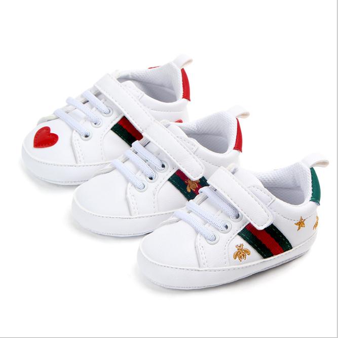 

Baby kids First Walkers Infants soft bottom Anti-skid Shoes Autumn Baby Crib Shoes Prewalker Sneakers