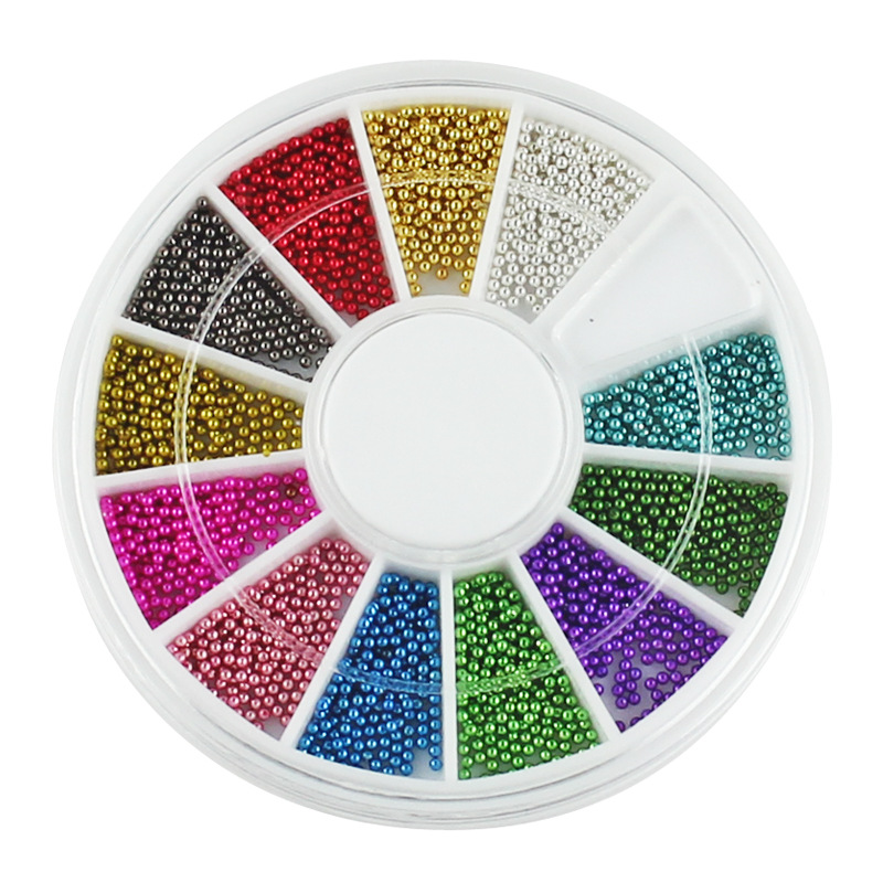 

1 Box 3D Nail Art Rhinestones Glitters Acrylic Rhinestones for nails Manicure Nail Art Decoration In Wheel, Silver;gold