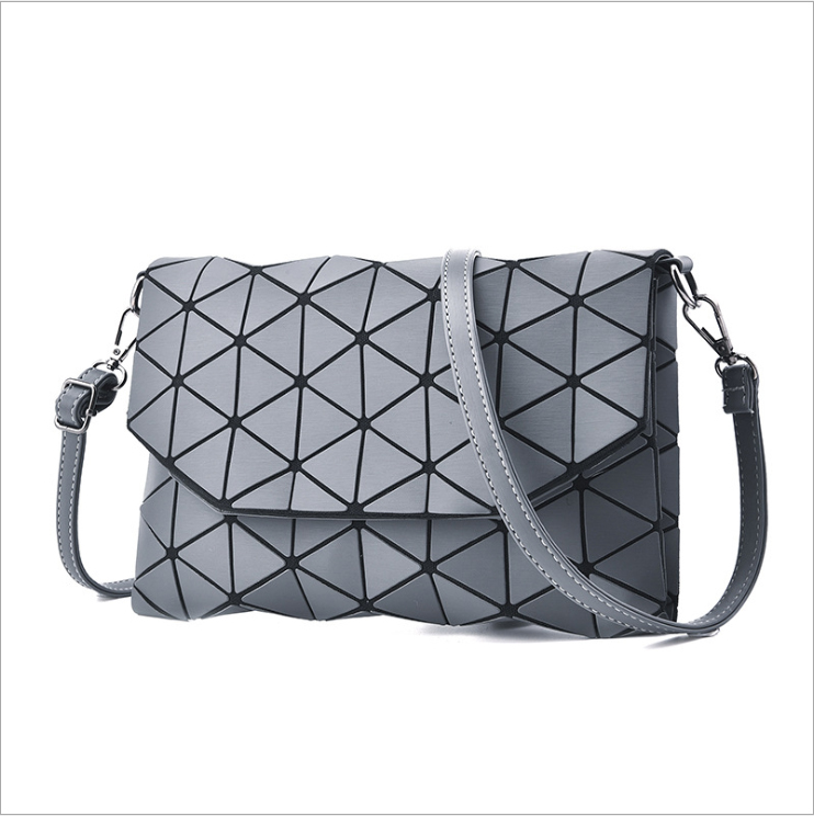

New Purse With Diamond Lattice Fold Sequin Over Bags Small Women Clutch Handbag Chain Shoulder Messenger Bag Wristlet bao bao Free Shipping, Red