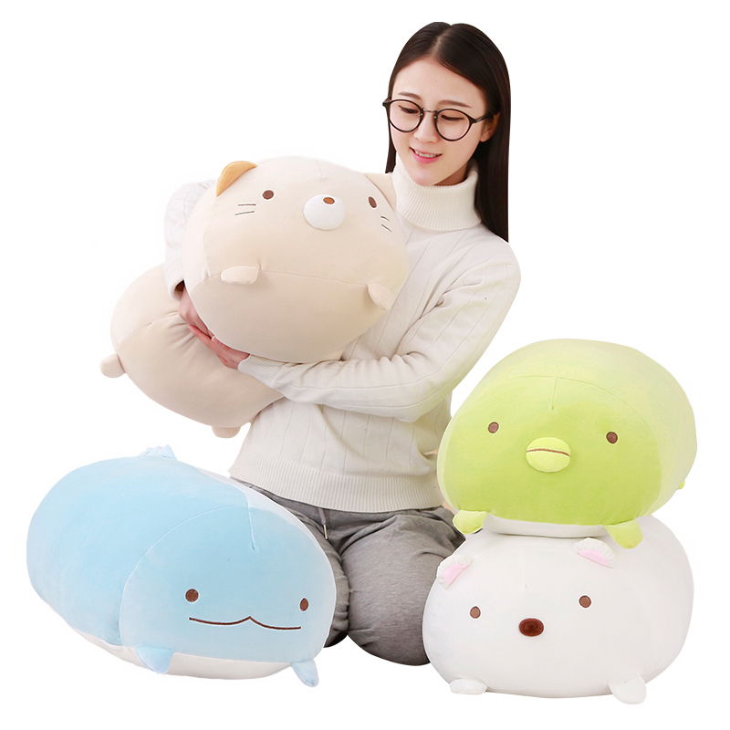 

1pc 60cm San-X Corner Bio Pillow Japanese Animation Sumikko Gurashi Plush Toy down cotton Cartoon Kids Girls Valentine Gifts, Green