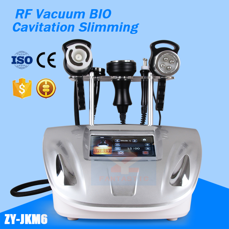 Effective 2018 New Arrival 5 in 1 40KHZ Cavitation Ultrasonic Cellulite Removal Vacuum Massage RF Skin Lifting Machine for body and face