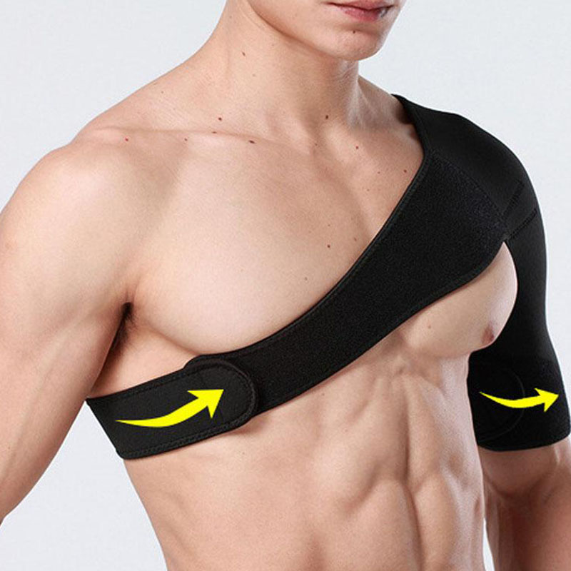

New Neoprene Sports Adjustable Shoulder Protection Brace Dislocation Injury Arthritis Pain Shoulder Support Strap Fitness Breathable Strap